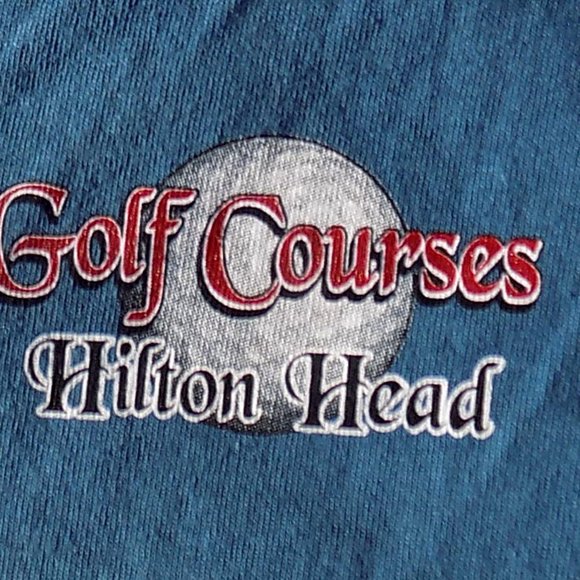 Golf Courses Of Hilton Head Island T Shirt - Size L - Picture 2 of 4